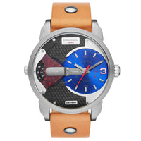 Diesel DZ7308 Blue and Black Dial Leather Men's Watch