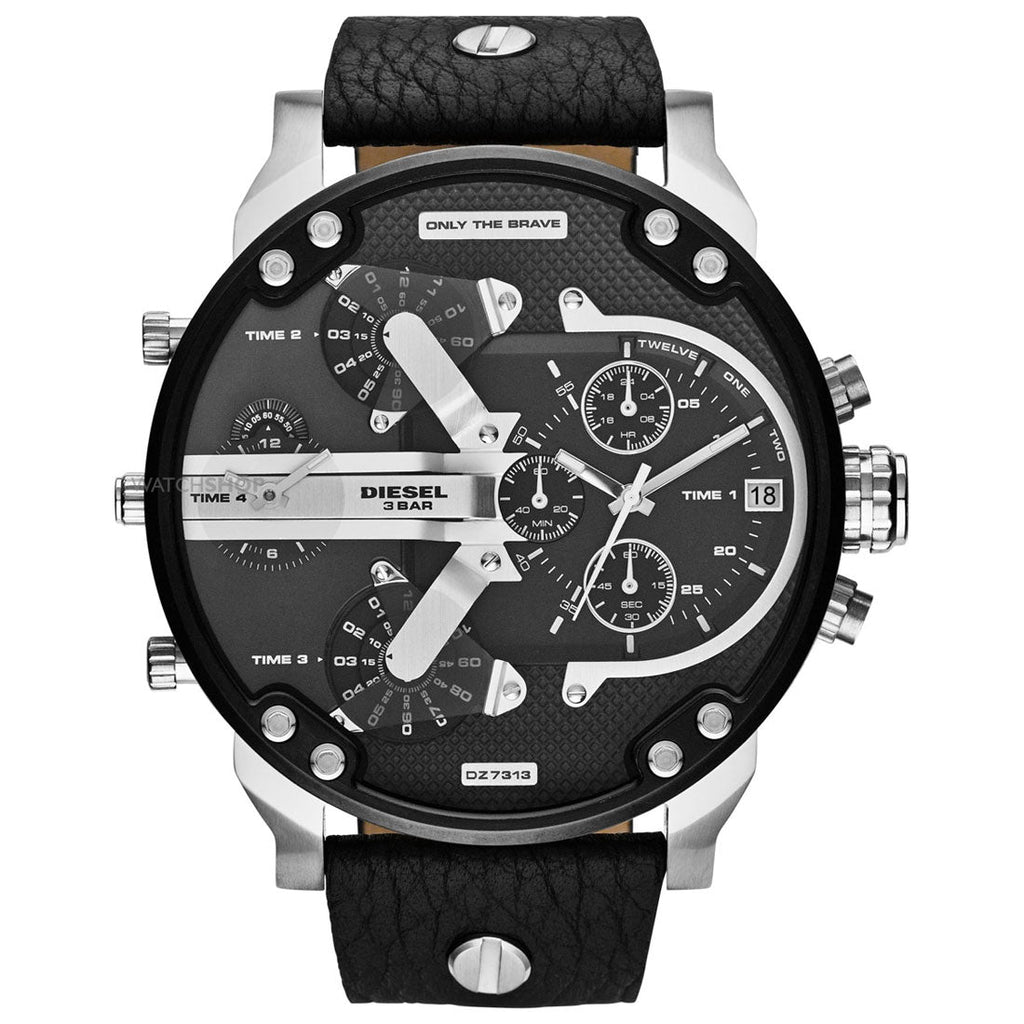 Diesel DZ7313 Mr. Daddy Black Dial Men's Watch