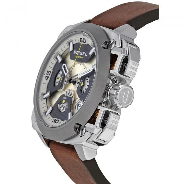 Diesel DZ7343 BAMF Brown Leather Men's Watch