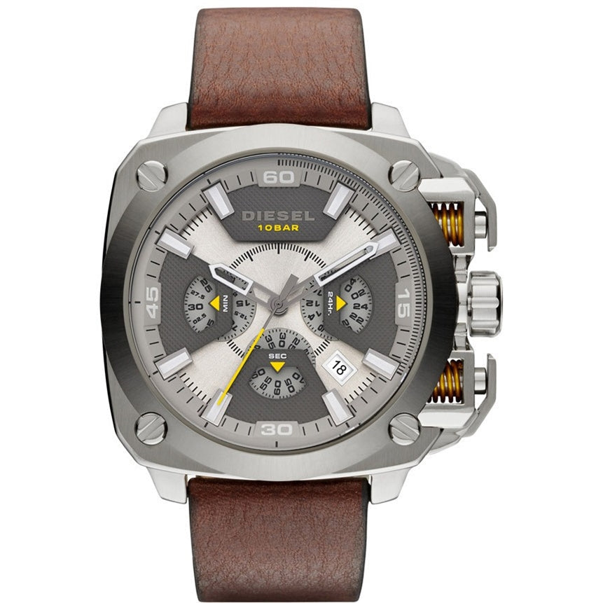 Diesel DZ7343 BAMF Brown Leather Men's Watch