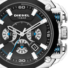 Diesel DZ7345 BAMF Black Leather Men's Watch