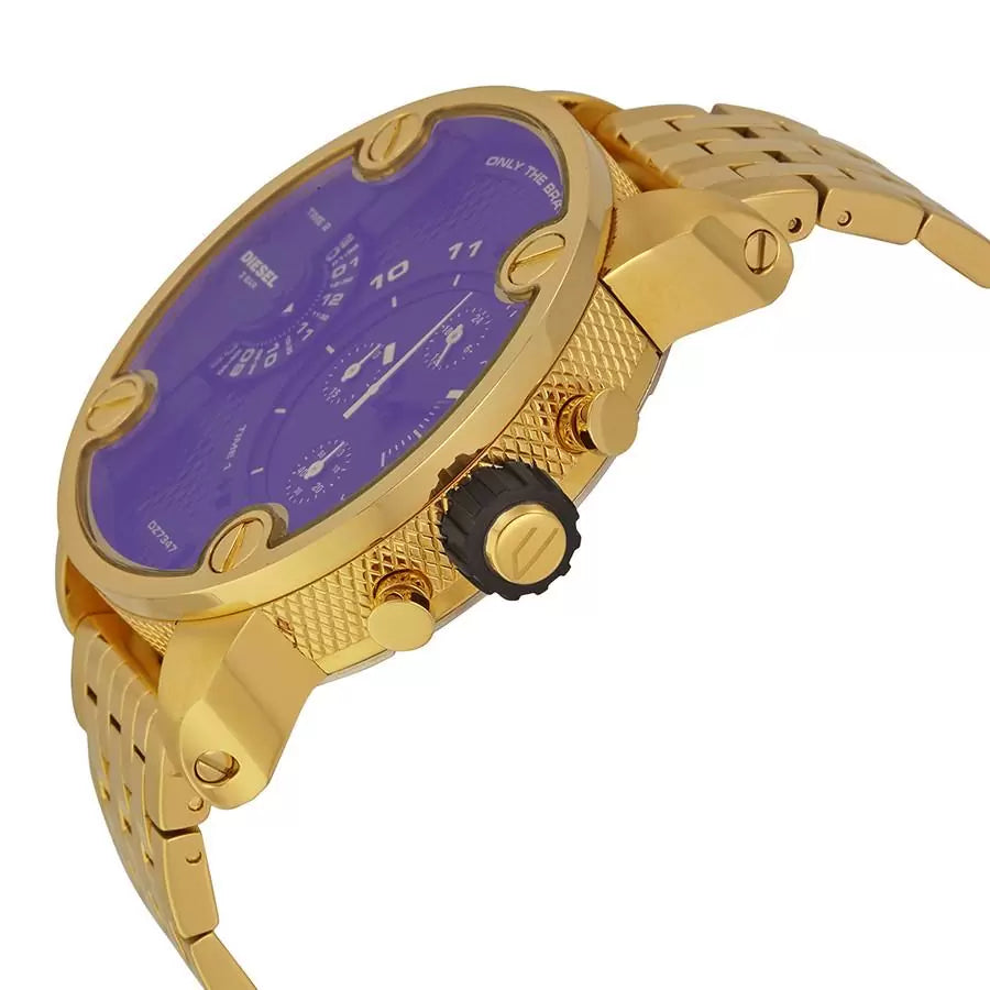 Diesel DZ7347 Iridescent Dual Time Dial Men's Watch