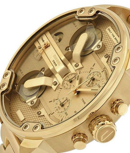 Diesel DZ7399 Mr. Daddy 2.0 Chronograph Gold Dial Men's Watch