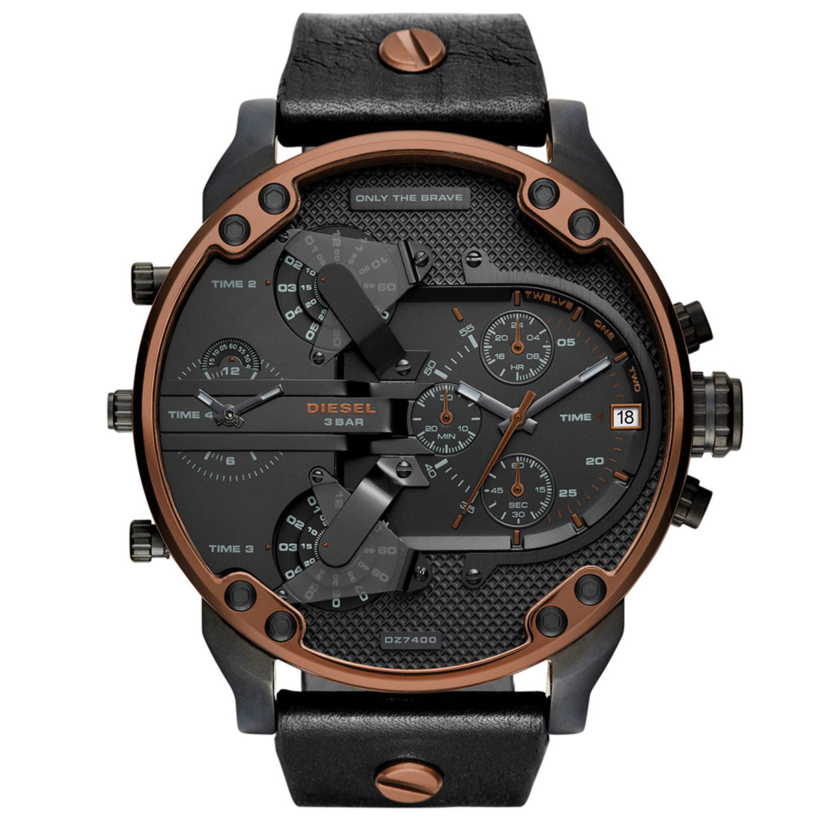 DIESEL腕時計 ミスターダディークオーツ DIESEL ディーゼル MR. DADDY ミスターダディ DZ7370 レッド