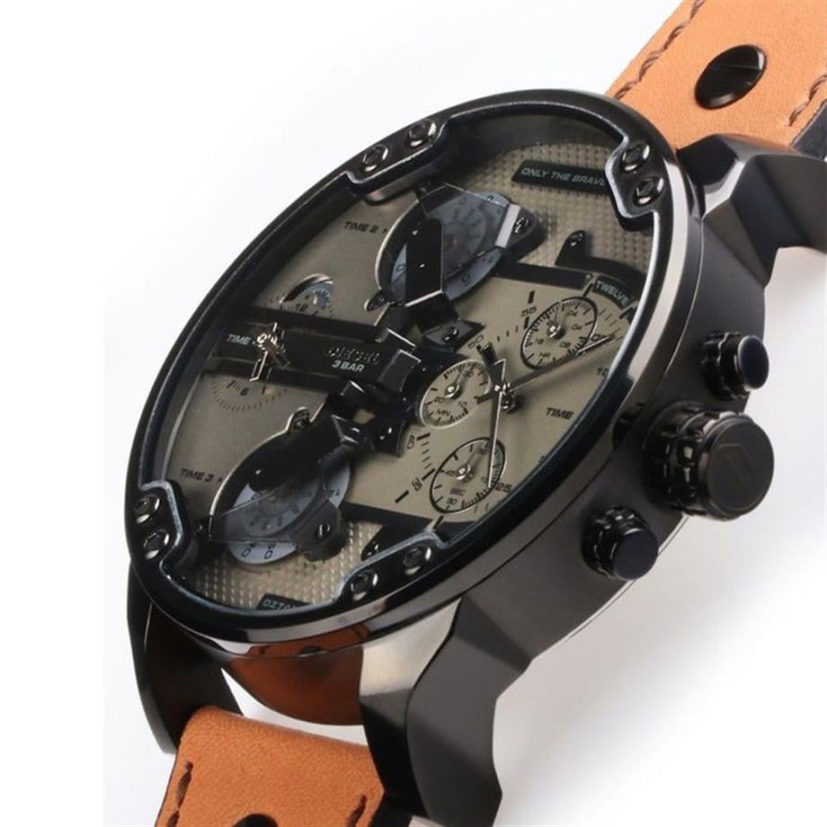 Diesel DZ7406 Big Daddy Brown & Black Men's Watch