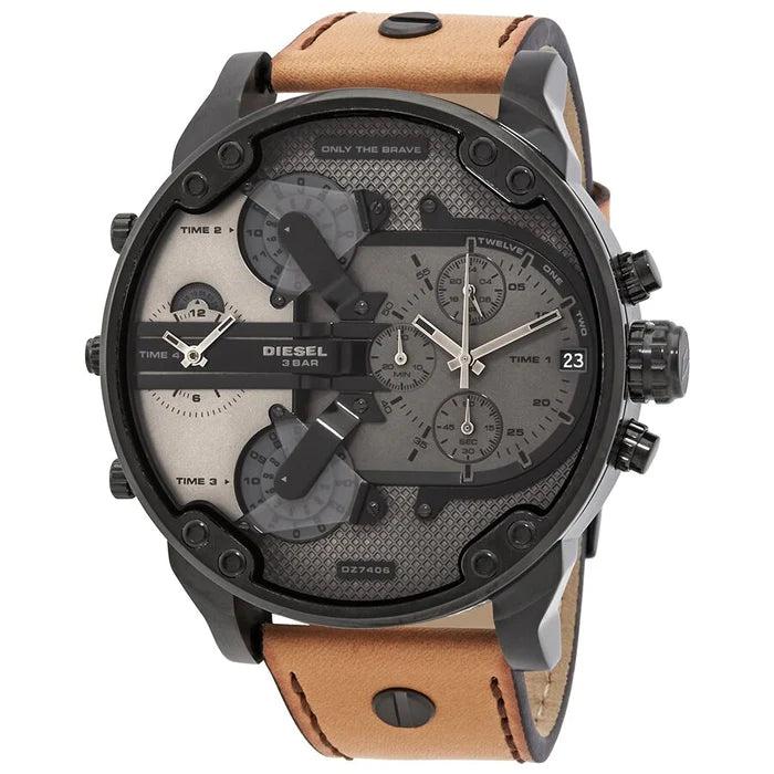 Diesel DZ7406 Big Daddy Brown & Black Men's Watch