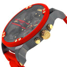 Diesel DZ7430 Mr Daddy 2.0 Chronograph Red Rubber Strap Men's Watch