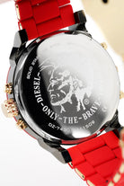Diesel DZ7430 Mr Daddy 2.0 Chronograph Red Rubber Strap Men's Watch