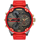 Diesel DZ7430 Mr Daddy 2.0 Chronograph Red Rubber Strap Men's Watch