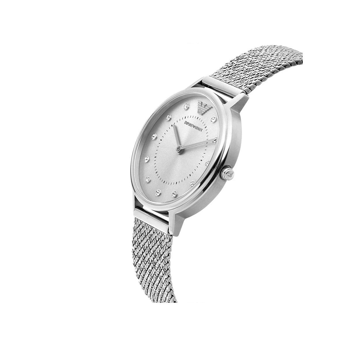 Emporio AR11128 Armani Silver Dial Women's Watch