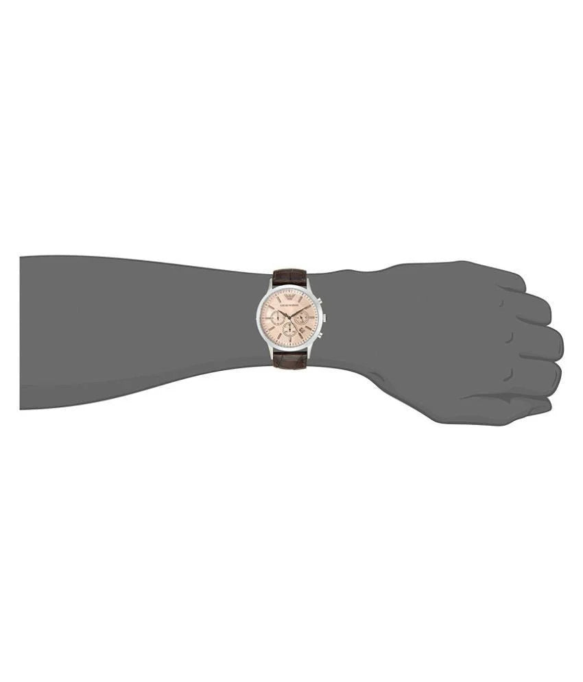 Emporio AR2433 Beige Dial Men's Watch