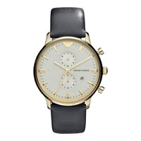 Emporio Armani AR0386 Leather Band Men's Watch