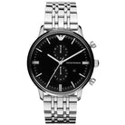 Emporio Armani AR0389 Black Dial Men's Watch