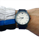 Emporio Armani AR11025 White Dial Men's Watch