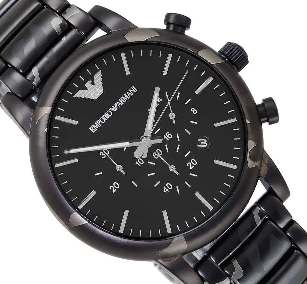 Emporio Armani AR11045 Luigi Black Men's Watch