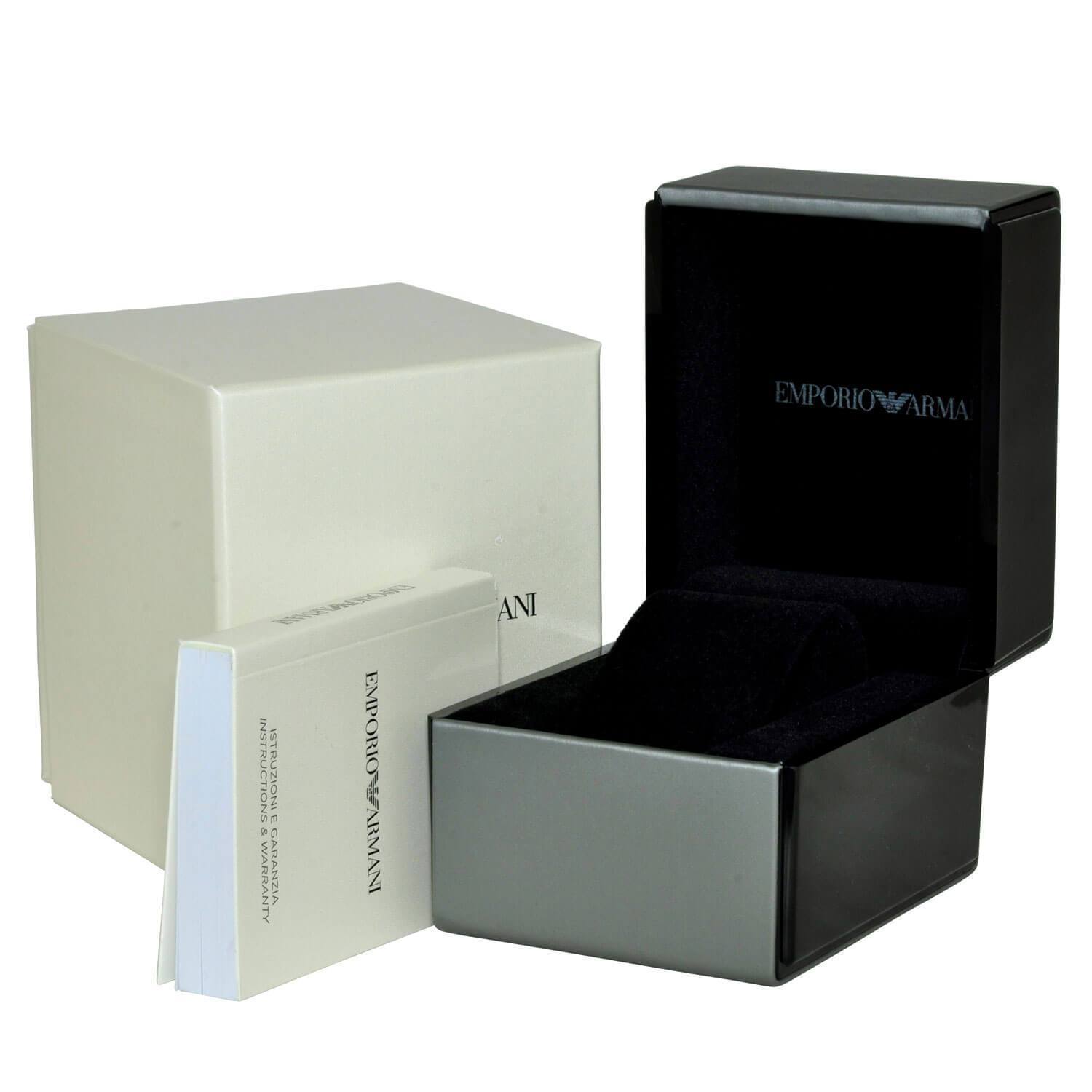 Emporio AR11045 Armani Luigi Black Men's – WATCH ACES