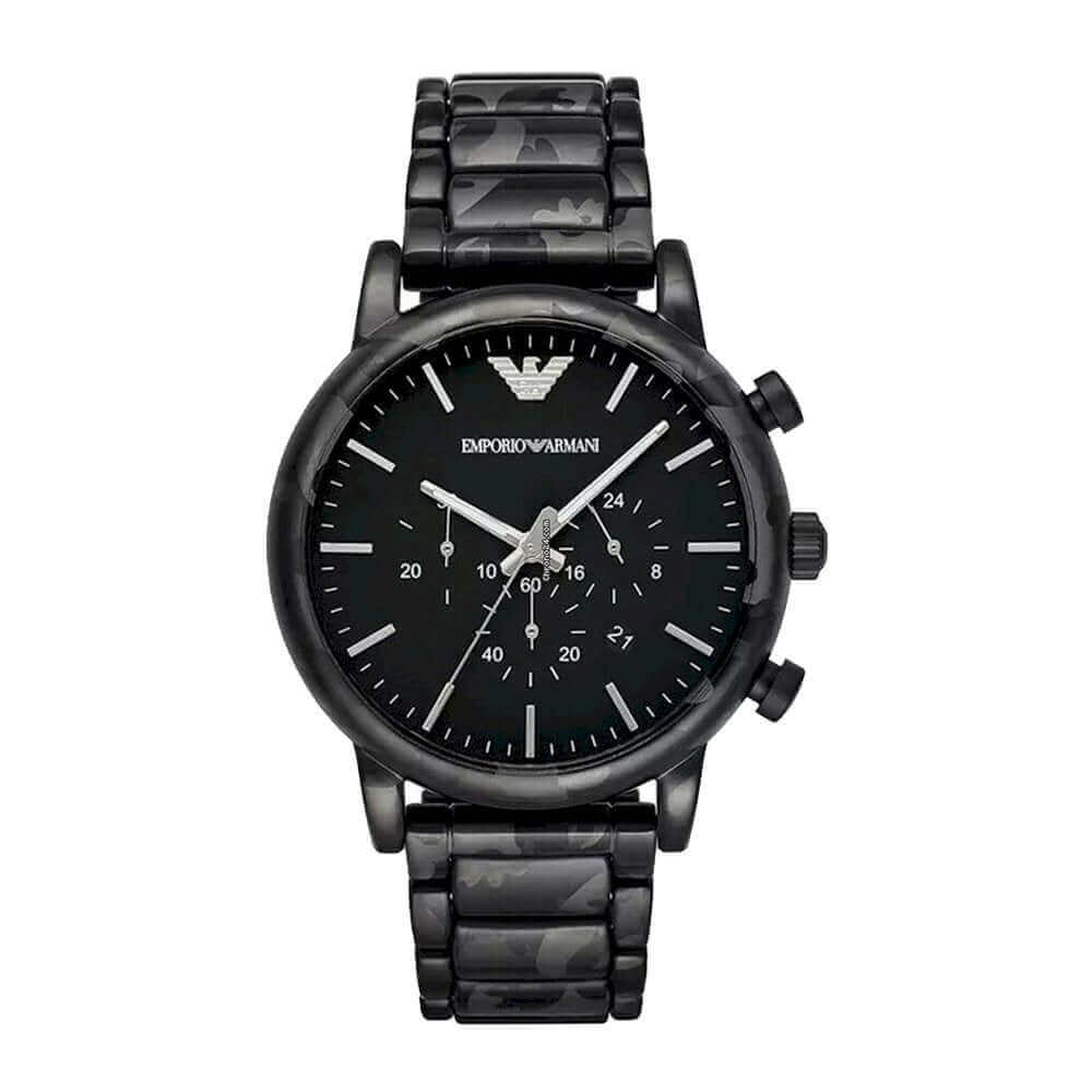 Emporio Armani AR11045 Luigi Black Men's Watch