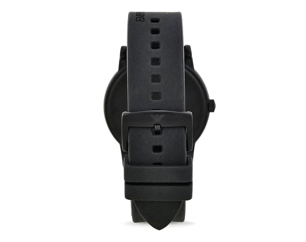 Emporio Armani AR11071 Black Rubber Quartz Men's Watch