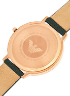 Emporio Armani AR11150 Green Leather Women's Watch