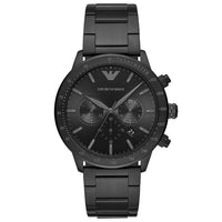 Emporio Armani AR11242 Mario Black Dial Men's Watch