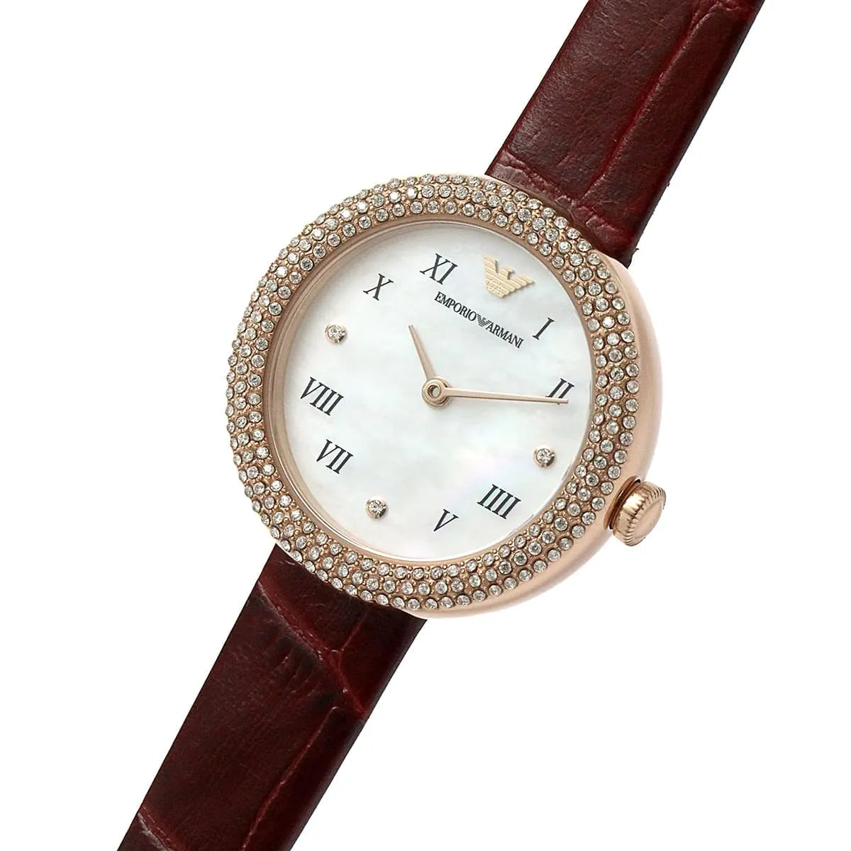 Emporio Armani AR11357 Red Leather Women's Watch