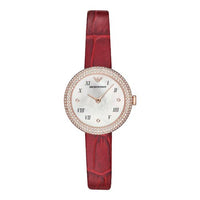 Emporio Armani AR11357 Red Leather Women's Watch