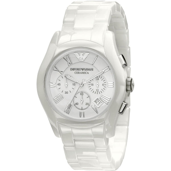Emporio AR1403 Armani White Ceramic Men's – WATCH ACES
