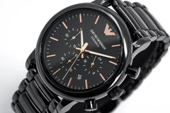 Emporio AR1509 Armani Black Dial Men's