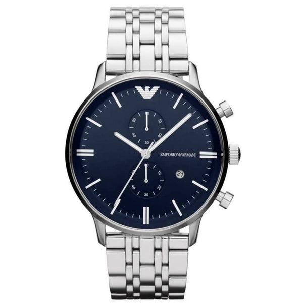 Emporio AR1648 Armani Dark Blue Dial Men's – WATCH ACES