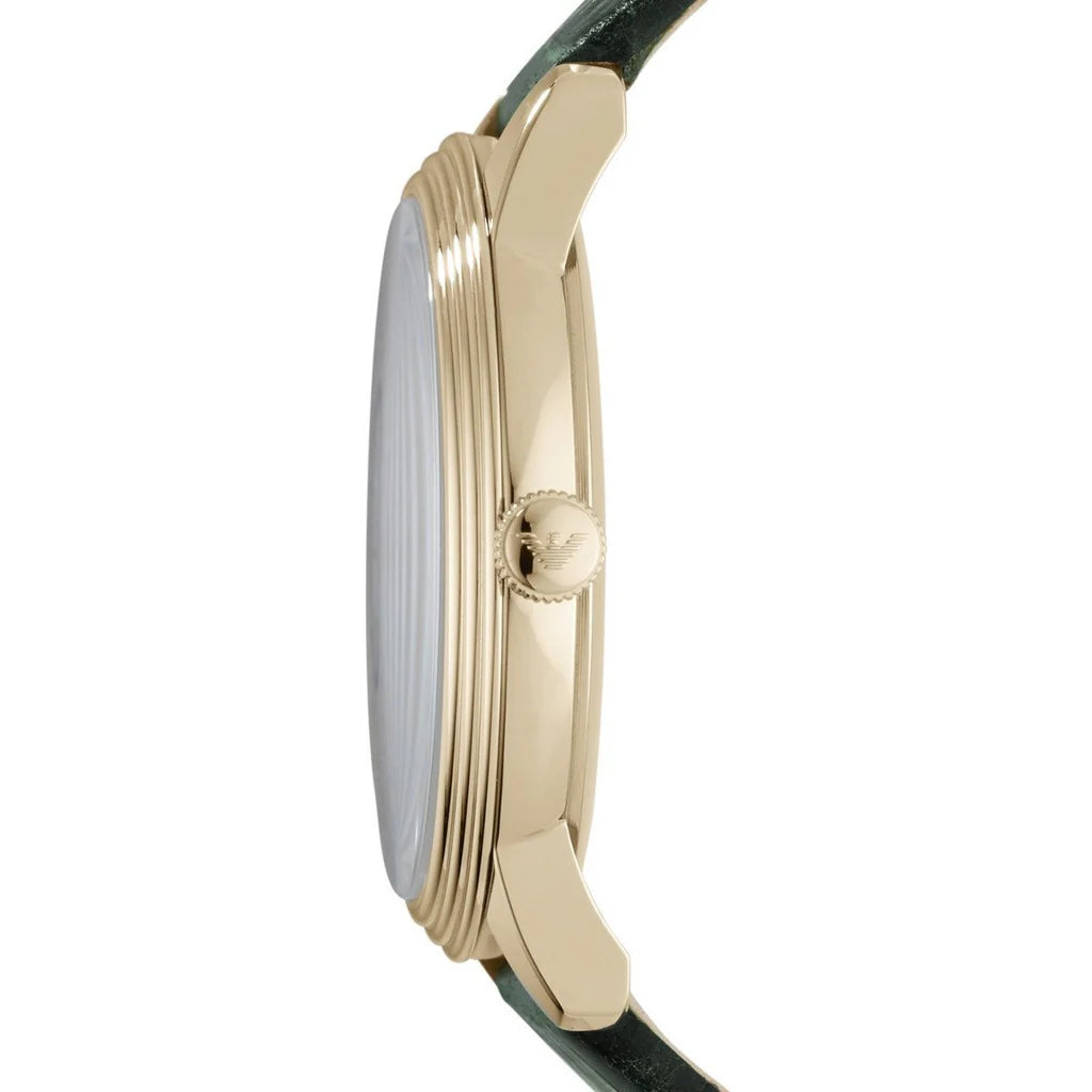 Emporio Armani AR1722 Green Leather Men's Watch
