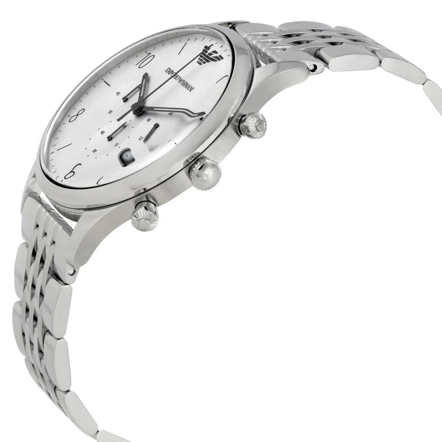 Emporio Armani AR1879 Silver Dial Men's Watch
