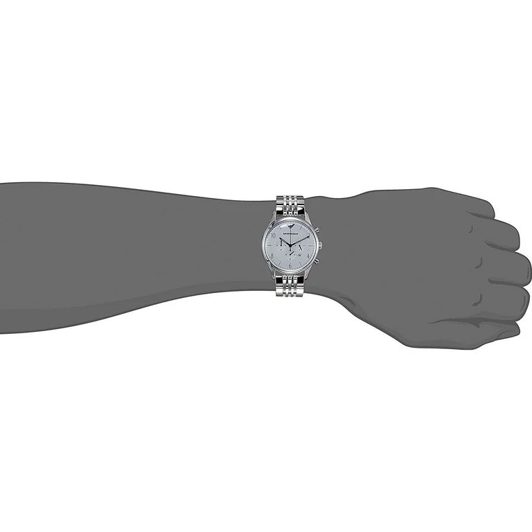 Emporio Armani AR1879 Silver Dial Men's Watch