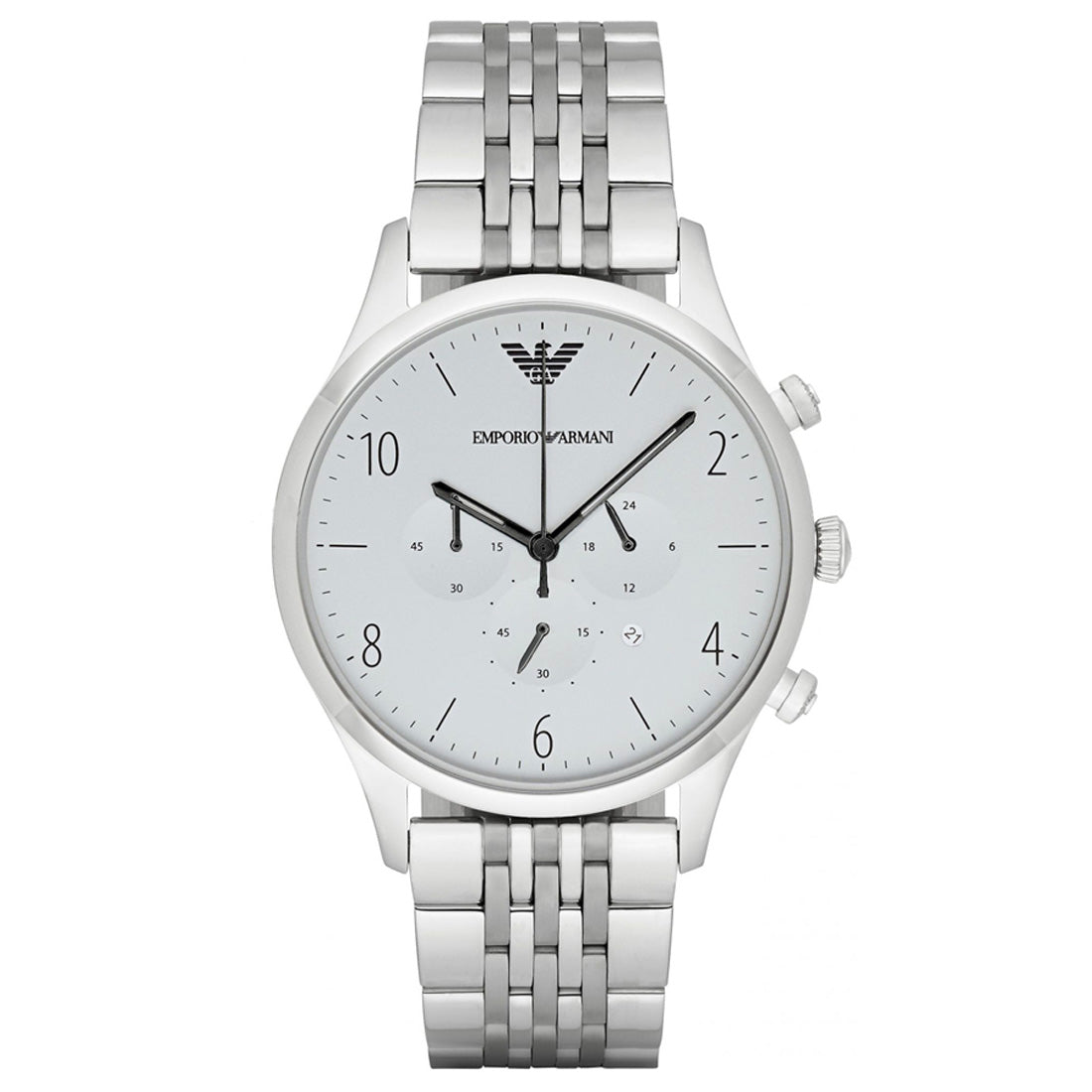 Emporio AR1879 Armani Silver Dial Men's