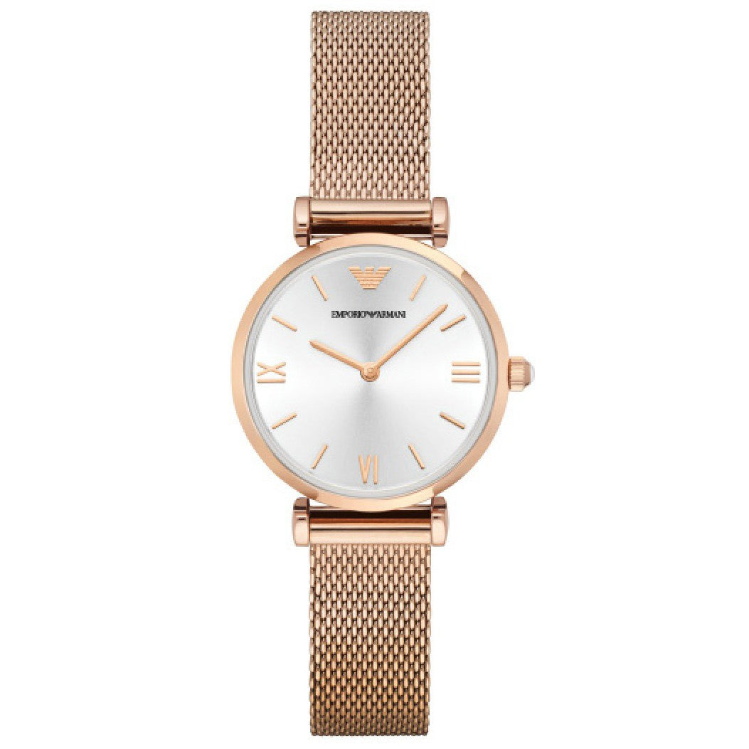 Emporio Armani AR1956 Retro Rose Gold-tone Women's Watch