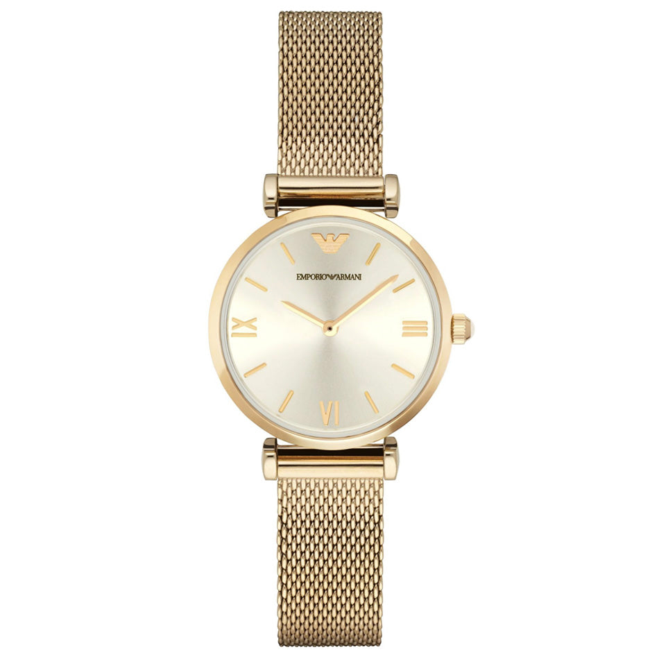 Emporio Armani AR1957 Retro Gold Women's Watch