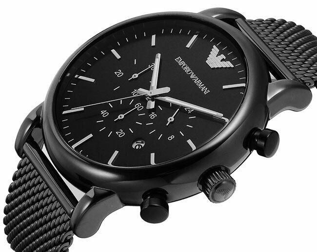 Emporio Armani AR1968 Black Dial Men's Watch