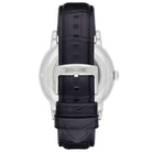 Emporio Armani AR1981 Skeleton Dial Leather Men's Watch