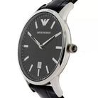 Emporio Armani AR2411 Black Leather Men's Watch