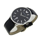 Emporio Armani AR2411 Black Leather Men's Watch