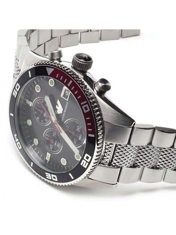 Emporio Armani AR5855 Silver Classic Chronograph Men's Watch