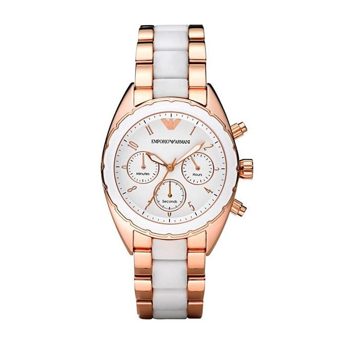 Emporio Armani Analog White Dial Women\'s Emporio Armani Analog White Dial Women main image 4