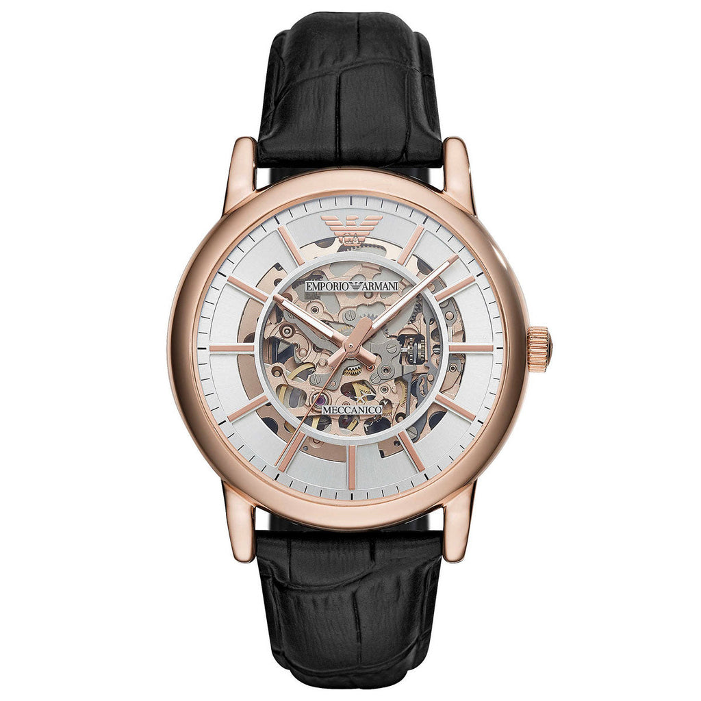 Emporio Armani AR60007 Skeleton Dial Men's Watch