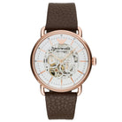 Emporio Armani AR60027 Aviator Automatic White Skeleton Dial Men's Watch