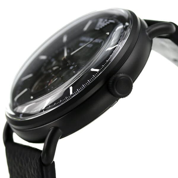 Emporio Armani AR60028 Multifunction Black Leather Men's Watch