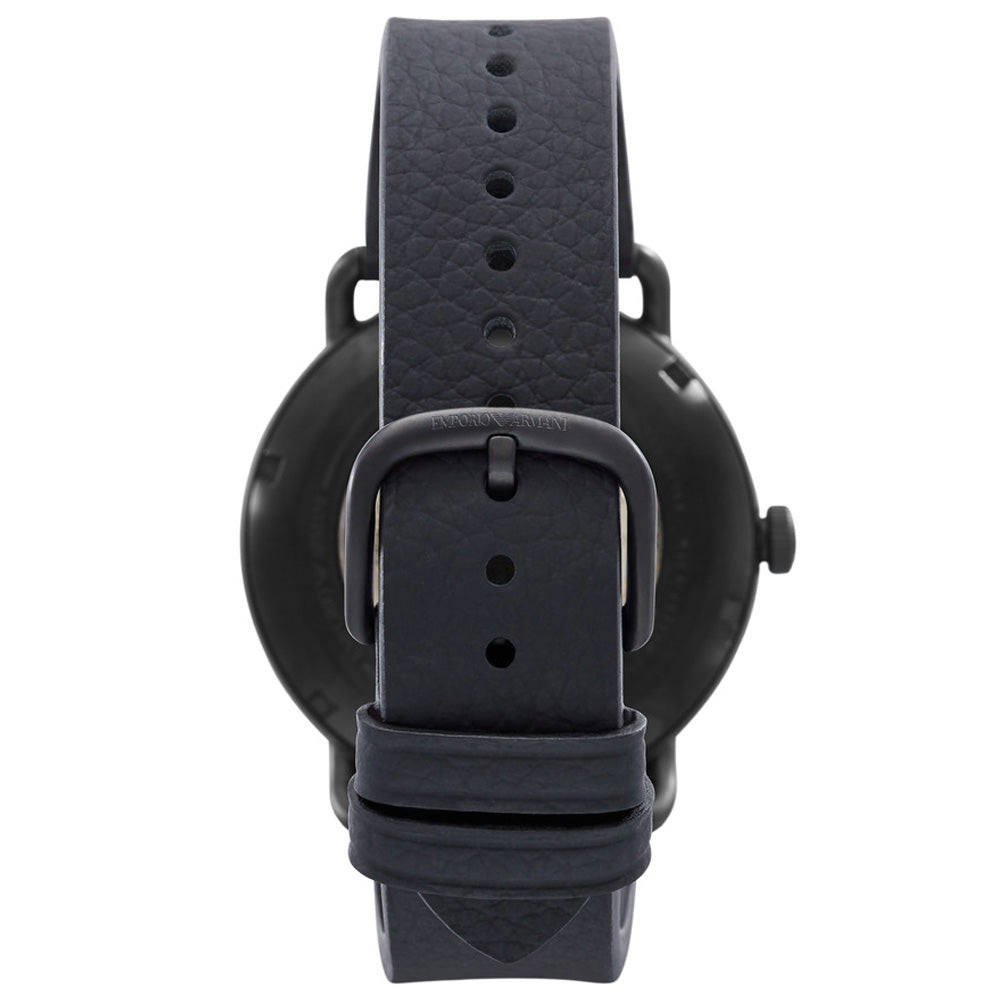 Emporio Armani AR60028 Multifunction Black Leather Men's Watch