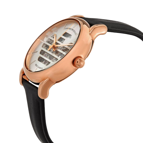 Emporio Armani AR60031 Black Leather Men's Watch