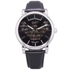 Emporio Armani AR60040 Meccanico Black Leather Men's Watch