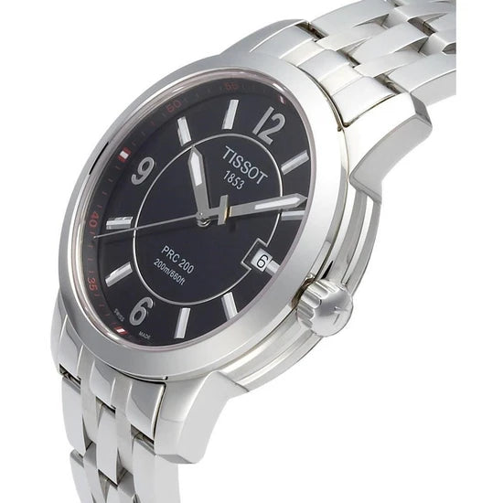 Tissot T014.410.11.057.00 Black Dial Stainless Steel Quartz Men's Watch