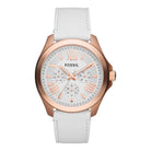 Fossil AM4486 Cecile White Leather Women's Watch