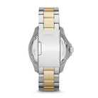 Fossil AM4543 Cecile Silver Dial Two-tone Women's Watch